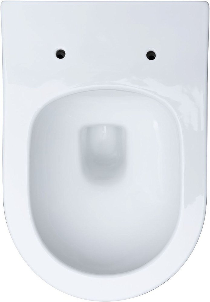 Унитаз подвесной Aquanet Lake белый с крышкой микролифт, безободковый купить в интернет-магазине Sanbest