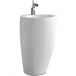 Раковина beWash Lusso 55 BK5552FB041 белая глянцевая купить в интернет-магазине Sanbest