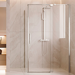 Душевой уголок Vincea Extenza 100х90 VSR-4EX901090CL стекло прозрачное/профиль хром купить в интернет-магазине Sanbest