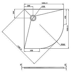 Душевой поддон Jacob Delafon TOLBIAC E6D330RU-WPM 100 белый матовый купить в интернет-магазине Sanbest