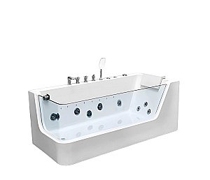 Ванна акриловая CeruttiSpa 9948 170x80 с гидромассажем белая купить в интернет-магазине Sanbest