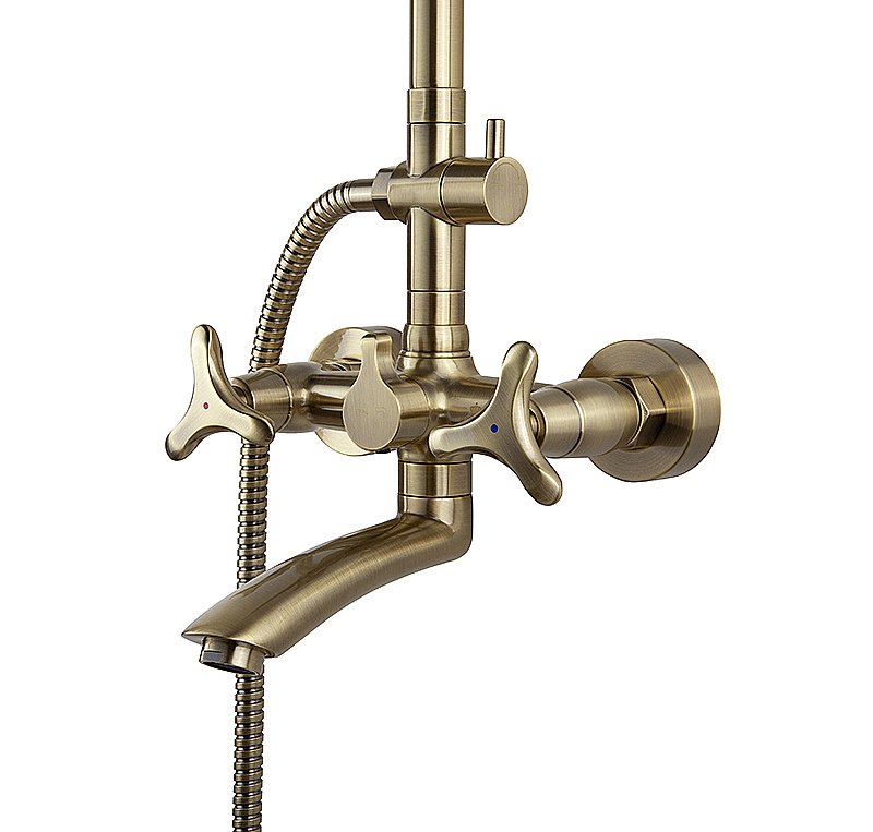 Душевая система Kaiser Trio 57288-1 бронза купить в интернет-магазине сантехники Sanbest