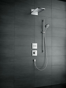 Смеситель для душа Hansgrohe ShowerSelect HighFlow 15760670 черный матовый купить в интернет-магазине сантехники Sanbest