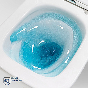 Унитаз подвесной BelBagno Ardente-Tor BB520CH-TOR/SC белый, безободковый, с крышкой микролифт, слив-торнадо купить в интернет-магазине Sanbest