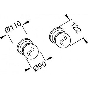 Cмеситель для раковины Jacob Delafon CLEO 1889 E24309-CP хром купить в интернет-магазине сантехники Sanbest