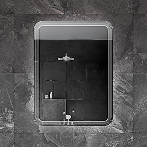 Зеркало с LED подстветкой Cezares DUET CZR-SPC-LED-TCH 60x80 в ванную от интернет-магазине сантехники Sanbest
