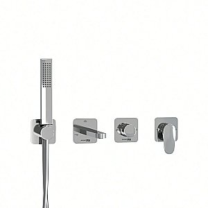 Смеситель для ванны WasserKRAFT Weida SET2852 хром купить в интернет-магазине сантехники Sanbest