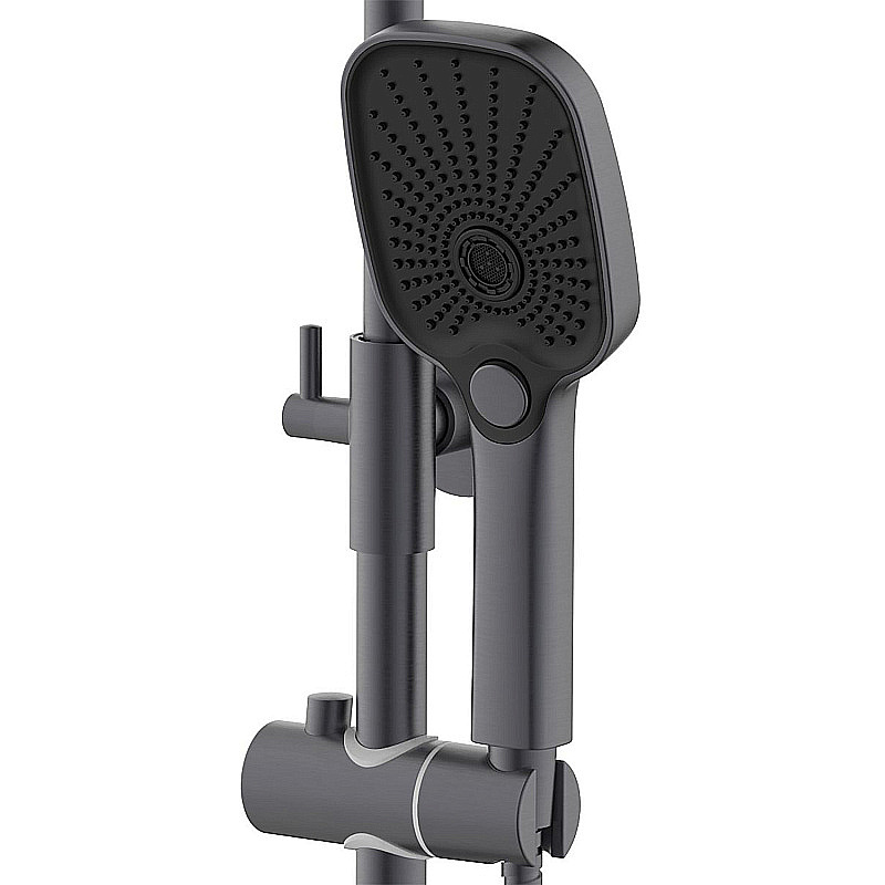 Душевая система Azario Conda AZ-K2311GR графит купить в интернет-магазине сантехники Sanbest