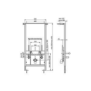 Инсталляция для биде Koller Pool Bidet Alcora ST900 купить в интернет-магазине сантехники Sanbest