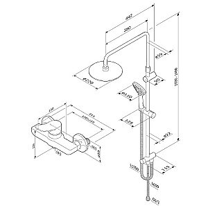 Душевая система AM.PM X-Joy F43885A24 купить в интернет-магазине сантехники Sanbest