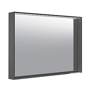 Зеркало KEUCO PLAN 33098113000 100 антрацит в ванную от интернет-магазине сантехники Sanbest