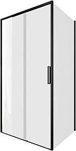 Душевой уголок Aquanet Pleasure Evo 346123 100x100 стекло прозрачное/профиль черный купить в интернет-магазине Sanbest