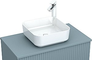 Столешница Aquanet Джейн 80 313329 мисти грин для ванной в интернет-магазине сантехники Sanbest