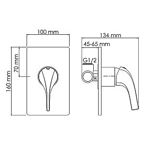 Смеситель для раковины WasserKRAFT A71573 золото купить в интернет-магазине сантехники Sanbest