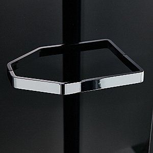 Душевая кабина Orans Diamond SR-89105LS Black стекло прозрачное/профиль черный купить в интернет-магазине Sanbest