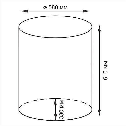 Корзина для белья WasserKRAFT Dill WB-611-L купить в интернет-магазине сантехники Sanbest