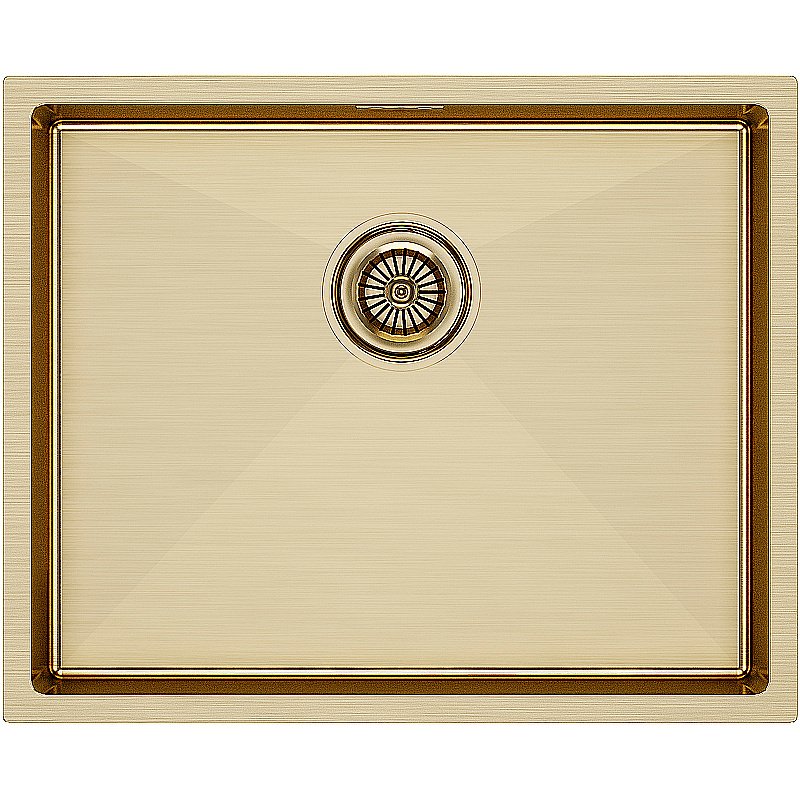 Кухонная мойка Paulmark Next 54 PM215444-BG брашированное золото купить в интернет-магазине сантехники Sanbest