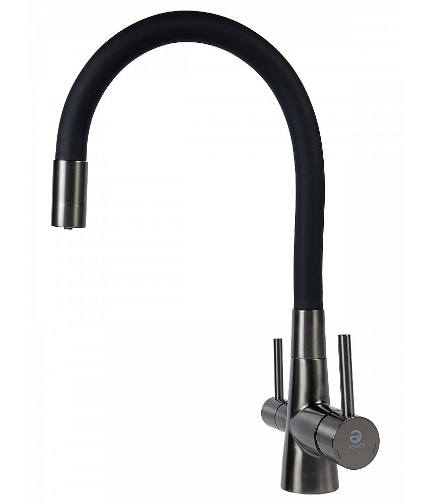 Смеситель для кухни Agger Elegant A3230355 оружейная сталь матовая купить в интернет-магазине сантехники Sanbest