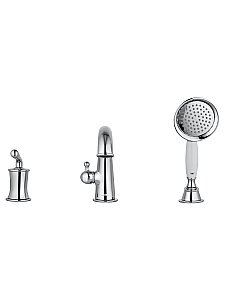 Смеситель на борт ванны WONZON & WOGHAND STEAM, Хром (WW-88659008-CR) купить в интернет-магазине сантехники Sanbest