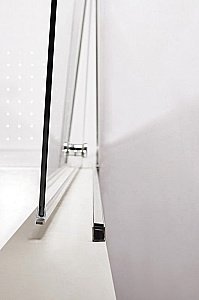 Душевая дверь Cezares ECO-O-B-1-65-C-Cr стекло прозрачное/профиль хром купить в интернет-магазине Sanbest