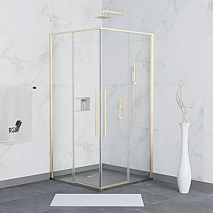 Душевой уголок RGW Stilvoll SV-31G 90х90 32323199-16 стекло прозрачное/профиль золото купить в интернет-магазине Sanbest