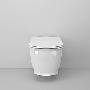 Унитаз подвесной Ambassador Royal 263K19002RS безободковый, с крышкой микролифт, белый купить в интернет-магазине Sanbest