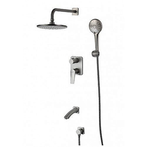 Душевая система Lemark Bronx LM3722GM купить в интернет-магазине сантехники Sanbest