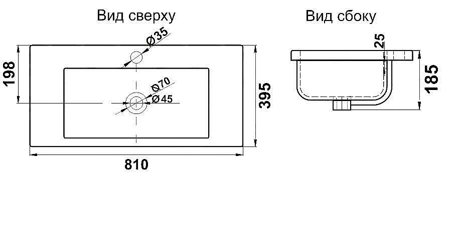 Раковина Melana S80 (9393) 9393 (S80)-805 белая купить в интернет-магазине Sanbest