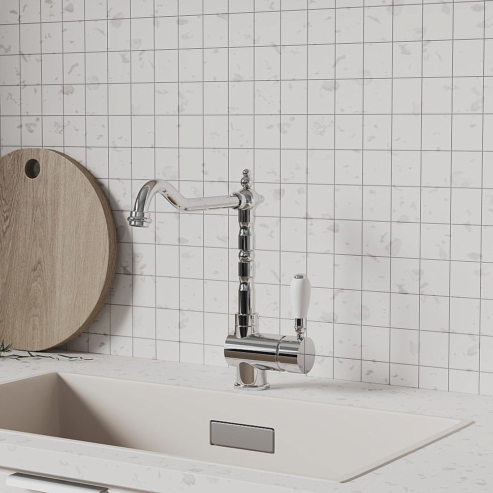 Смеситель для кухни PAINI Cox 78CR5881ANTKM хром купить в интернет-магазине сантехники Sanbest