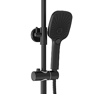 Душевая система Grossman Mercury 500.K35.10.210 черный матовый купить в интернет-магазине сантехники Sanbest