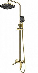 Душевая ситема Esbano GEMINI DS-SG брашированное золото купить в интернет-магазине сантехники Sanbest