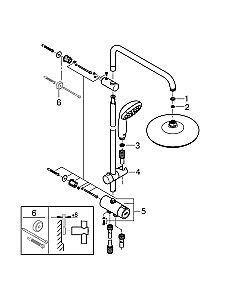 Душевая система Grohe Tempesta System 210 26381001 хром купить в интернет-магазине сантехники Sanbest