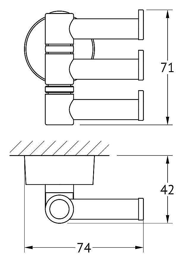 Крючок FBS Nostalgy NOS 047 купить в интернет-магазине сантехники Sanbest