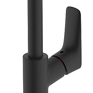 Смеситель для раковины Hansgrohe Logis 71130670 черный матовый купить в интернет-магазине сантехники Sanbest
