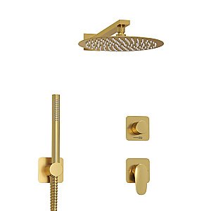 Душевая система WasserKRAFT Havel 3600 SET2831 золото матовое купить в интернет-магазине сантехники Sanbest