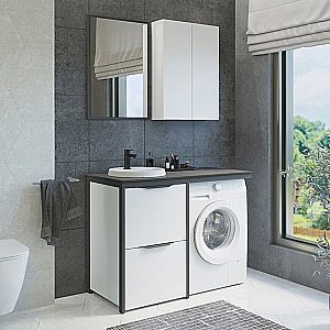 Шкаф подвесной Comforty Лозанна 00-00009445 60 белый глянец для ванной в интернет-магазине сантехники Sanbest