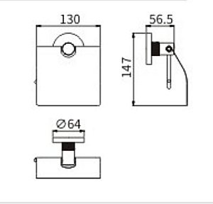 Держатель для туалетной бумаги CeramaLux Antica 61207-1 золото купить в интернет-магазине сантехники Sanbest