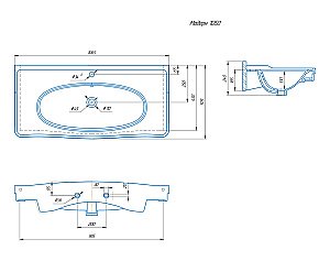 Раковина Grossman Модерн 105 30105 белая купить в интернет-магазине Sanbest