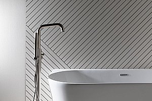 Смеситель для ванны Allen Brau Priority 5.31008-BN купить в интернет-магазине сантехники Sanbest