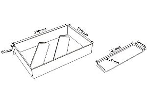 Органайзер Vincea VCORG-43 серый купить в интернет-магазине сантехники Sanbest
