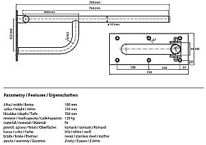 Oткидной пopучeнь Bemeta Help program 301102094 купить в интернет-магазине сантехники Sanbest