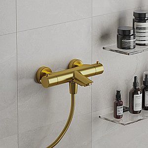 Смеситель для ванны PAINI Cox 78PJ111TH золото матовое купить в интернет-магазине сантехники Sanbest