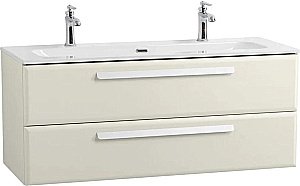 Тумба с раковиной Cezares ECO-CER-N 120 ECO-CER-N-1200-2C-SO-AS-P альпака брашированная для ванной в интернет-магазине Sanbest