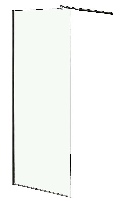 Душевое ограждение Loranto  Walk-in CS-L1020 110 стекло прозрачное купить в интернет-магазине Sanbest