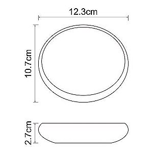 Мыльница фарфоровая WasserKRAFT Dinkel K-4600 купить в интернет-магазине сантехники Sanbest