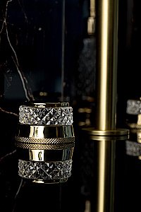 Смеситель для раковины Boheme AURA 152-G-A золото купить в интернет-магазине сантехники Sanbest