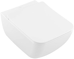 Унитаз подвесной Villeroy&Boch Venticello 4611RL01 альпийский белый, безободковый, с крышкой микролифт купить в интернет-магазине Sanbest