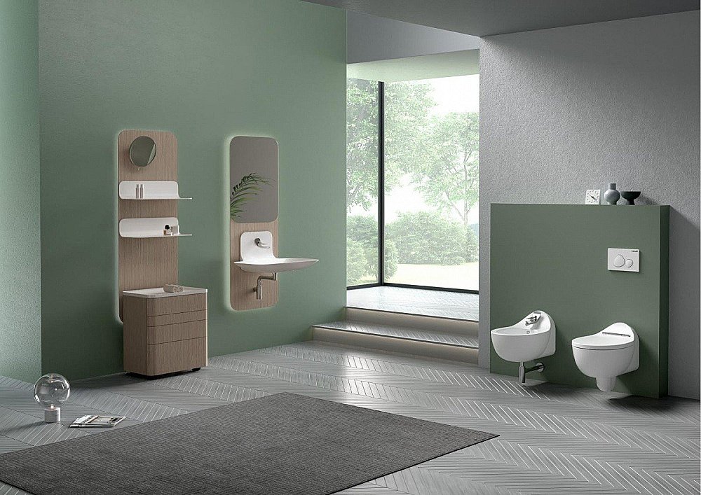 Раковина Creavit Foglia 80 FG080-0000 белая купить в интернет-магазине Sanbest