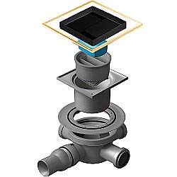 Душевой трап Pestan Confluo Standard 13000125 золото купить в интернет-магазине Sanbest