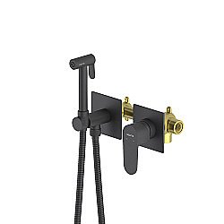 Гигиенический душ Aquatek Оберон AQ1220MB черный матовый купить в интернет-магазине сантехники Sanbest